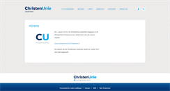 Desktop Screenshot of ouderkerk.christenunie.nl