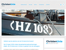 Tablet Screenshot of huizen.christenunie.nl