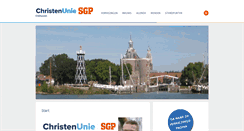 Desktop Screenshot of enkhuizen.christenunie.nl