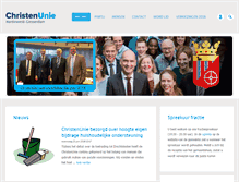 Tablet Screenshot of hardinxveld-giessendam.christenunie.nl