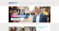 Desktop Screenshot of apeldoorn.christenunie.nl