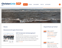 Tablet Screenshot of goes.christenunie.nl
