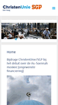 Mobile Screenshot of denhaag.christenunie.nl