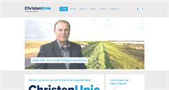 Desktop Screenshot of hollandsedelta.christenunie.nl