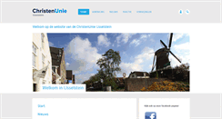 Desktop Screenshot of ijsselstein.christenunie.nl