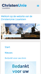 Mobile Screenshot of ijsselstein.christenunie.nl