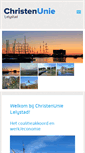 Mobile Screenshot of lelystad.christenunie.nl