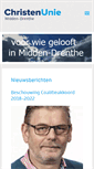 Mobile Screenshot of middendrenthe.christenunie.nl