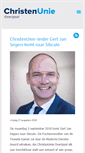 Mobile Screenshot of overijssel.christenunie.nl
