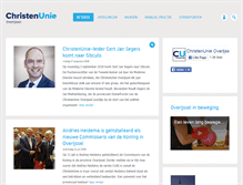 Tablet Screenshot of overijssel.christenunie.nl
