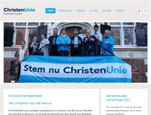 Tablet Screenshot of franekeradeel.christenunie.nl