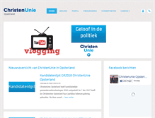 Tablet Screenshot of opsterland.christenunie.nl