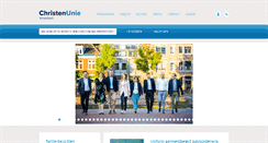 Desktop Screenshot of amersfoort.christenunie.nl