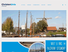 Tablet Screenshot of harderwijk.christenunie.nl