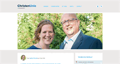 Desktop Screenshot of leeuwarden.christenunie.nl