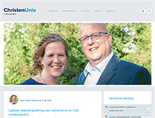 Tablet Screenshot of leeuwarden.christenunie.nl