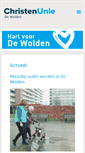 Mobile Screenshot of dewolden.christenunie.nl
