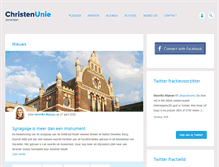 Tablet Screenshot of deventer.christenunie.nl