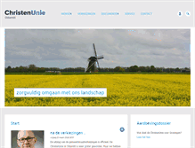Tablet Screenshot of oldambt.christenunie.nl