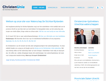 Tablet Screenshot of destichtserijnlanden.christenunie.nl