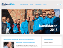 Tablet Screenshot of middelburg.christenunie.nl