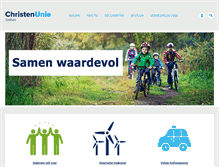 Tablet Screenshot of dalfsen.christenunie.nl