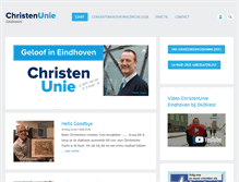 Tablet Screenshot of eindhoven.christenunie.nl